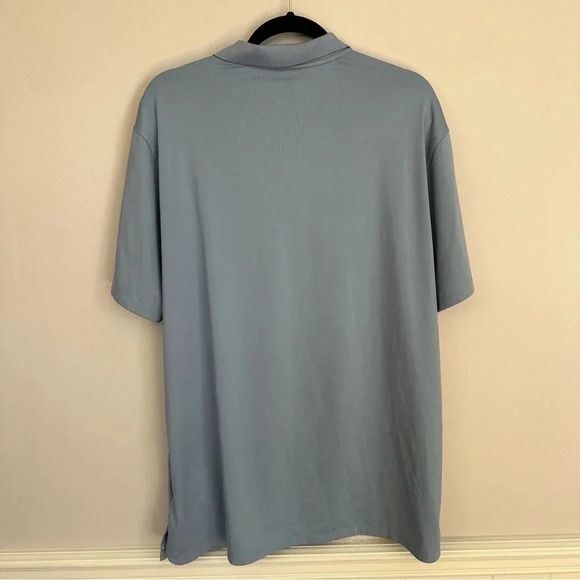 Nike Dri-Fit Vapor Stripe Men's Standard Fit Short Sleeve Blue Polo Size L GUC - Picture 9 of 9